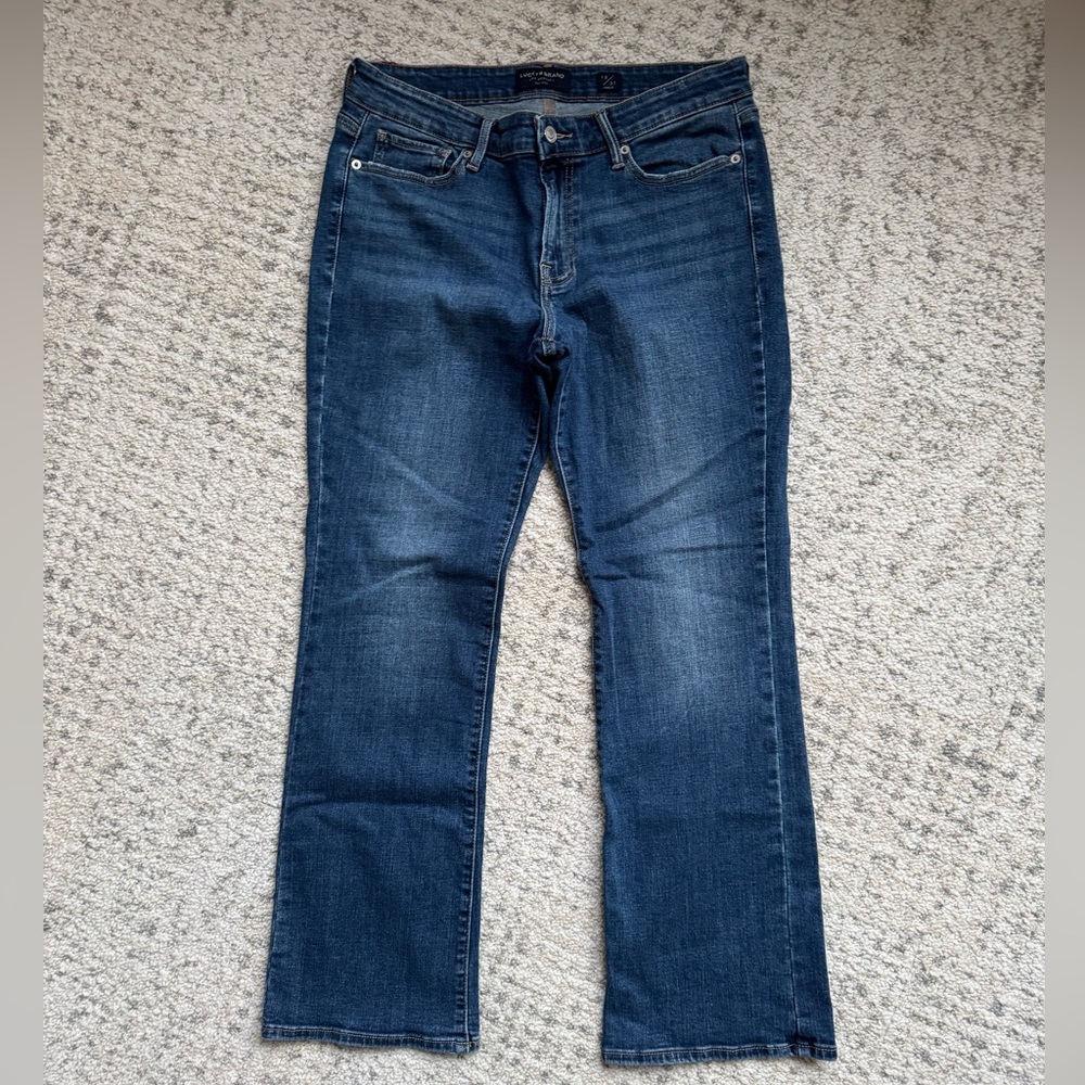 Lucky Brand Mid-Rise Sweet Bootcut Jeans - Size 12 with 30” Inseam
